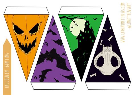 Printable Halloween Bunting PDF - LJ Matthews's Ko-fi Shop - Ko-fi ️ Where creators get support ...