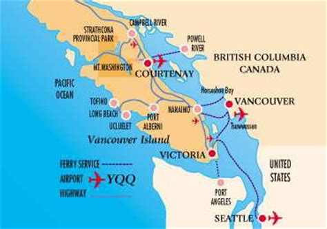 Courtenay Map - Canada