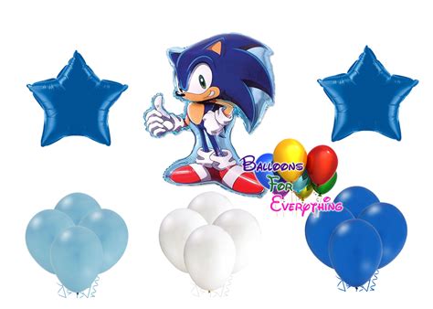 Sonic the Hedgehog Birthday Party Balloons – Balloonsforeverythingonline