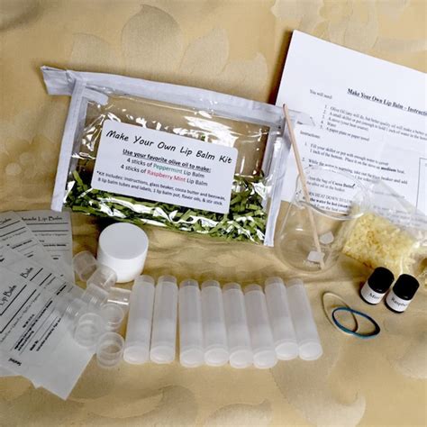 Diy Lip Balm Kit - Etsy