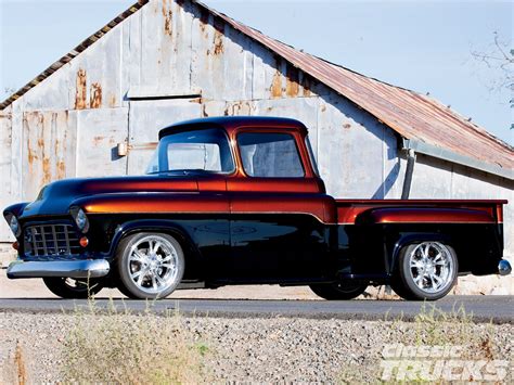 1955 Chevy 3100. [Desktop wallpaper 1600x1200] | Chevrolet trucks, Chevy trucks, Classic trucks