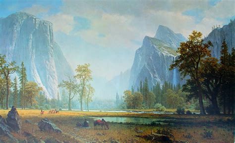 bierstadt – Looking Up The Yosemite Valley | Kerrisdale Gallery