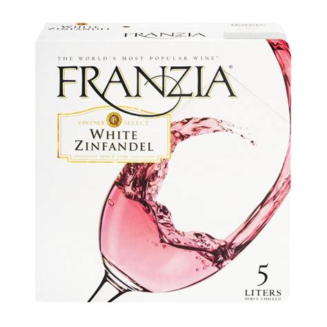 Franzia Wine Box White Zinfandel 5L – Coach House Wine & Spirits