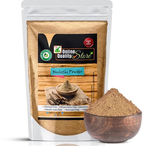 Buy Online Quality Store (Mulethi) Powder_400g | All Natural Mulethi Powder | Organic Licorice ...