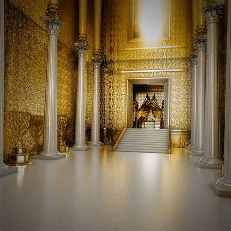 Solomon Temple Interior Herod 3D Model - 3D Model | Solomons temple, Temple, Architecture