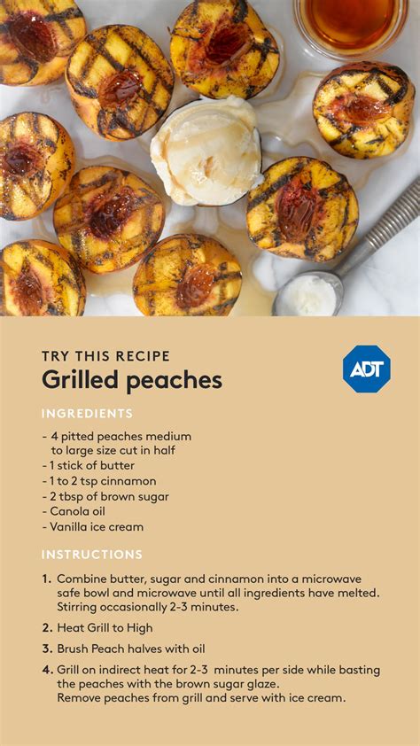 Grilled Peaches | Grilled peaches, Recipes, Summer salads