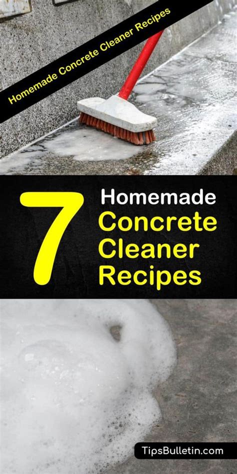 Homemade Concrete Cleaner Recipes: 7 DIY Tips for Cleaning... | Recipe ...