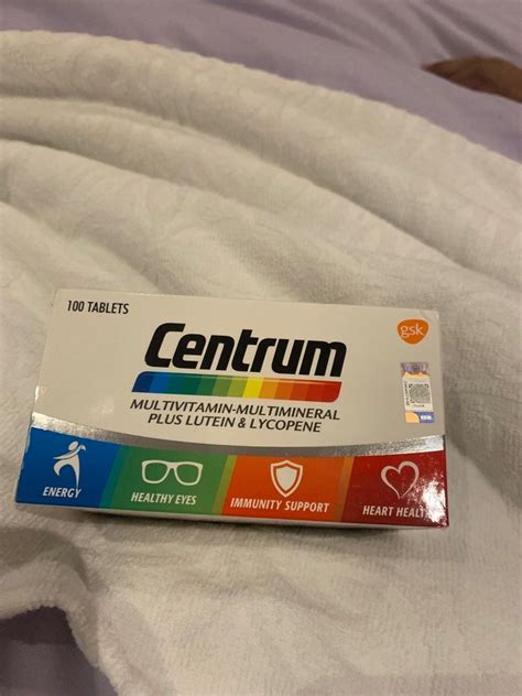 Centrum Multivitamin, Health & Nutrition, Health Supplements, Vitamins ...