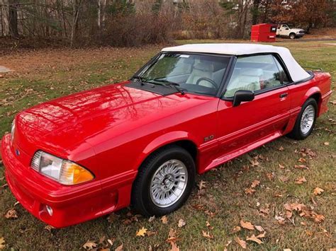 1990 Ford Mustang GT Convertible Manual 5-Speed Collector Quality Still on MSO - Classic Ford ...