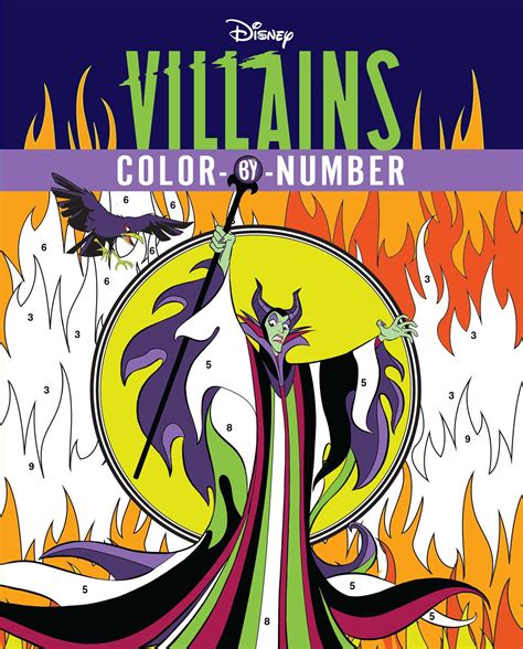 Disney Villains Color-by-Number | Book by Editors of Thunder Bay Press ...