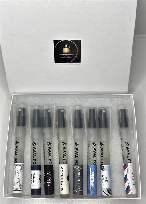 Men Sample Cologne Gift Set 8 Differnt Scents in 1 Pack TRAVEL SAMPLE ...