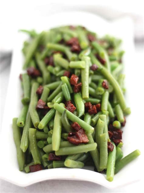 Green Beans and Chorizo - Bite On The Side