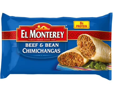 Beef and Bean Chimichanga - Chimichangas - El Monterey