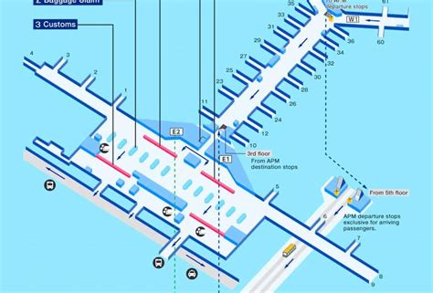 World Maps Library - Complete Resources: Hong Kong Airport Maps Terminal 1