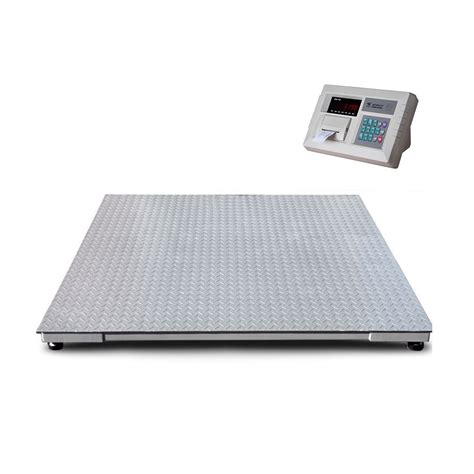 LED Display 3000kg Platform Digital Floor Scale , Industrial Pallet ...