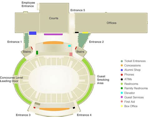 Venue Map - NIU - Convocation Center