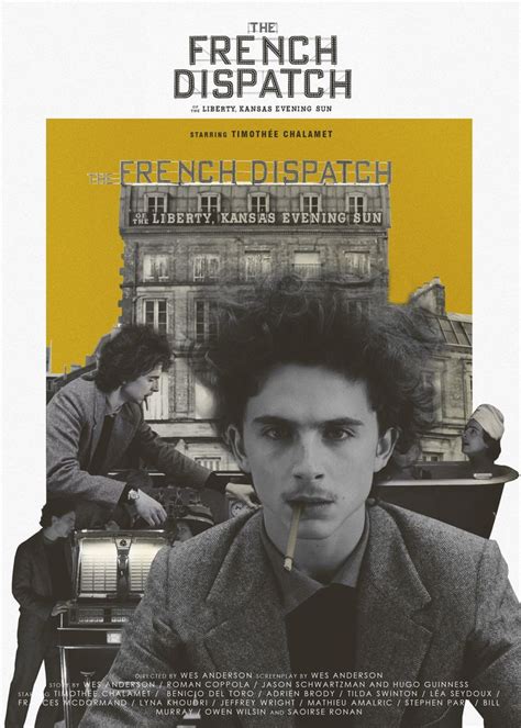 The French Dispatch - Movie poster | Mejores carteles de películas ...