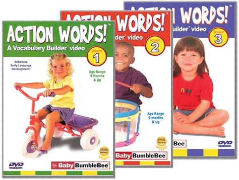 Action Words! 3-Volume Set - BumbleBee Kids