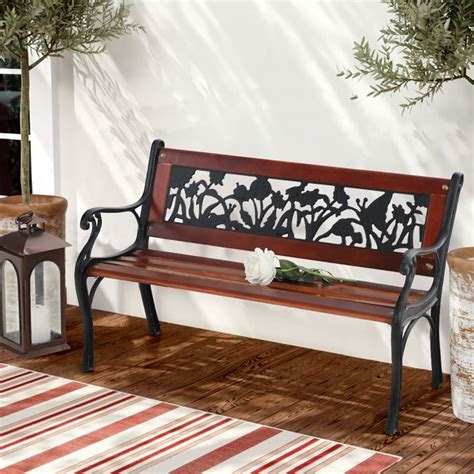 Free 2-day shipping. Buy MF Studio Patio Garden Bench Steel Kids Mini ...