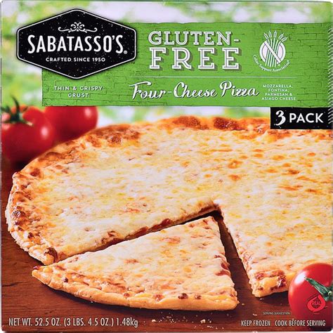 Sabatasso’s - Gluten-Free Four-Cheese Pizza - Serves 12 - Gourmet Kitchn