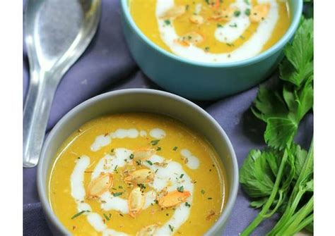 Resep 29. Pumpkin soup / sup labu kuning oleh aneng.wijaya - Cookpad