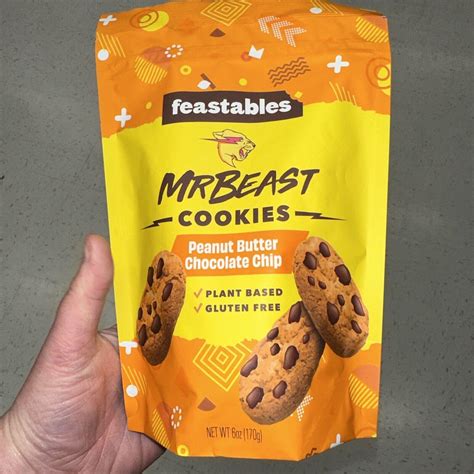 Feastables Mr. Beast Cookies - Peanut Butter Chocolate Chip