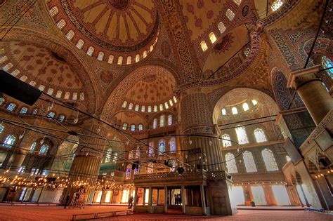 "Sultan Ahmed Mosque, interior, Istanbul" by Akif Kaynak | Redbubble