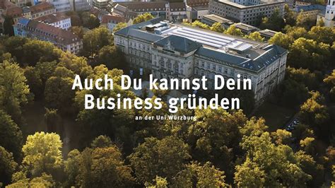 Gründe dein Business an der Universität Würzburg - YouTube