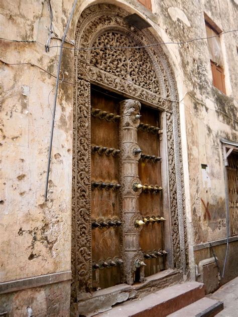 take diversion: The Carved doors of Stone Town, Zanzibar