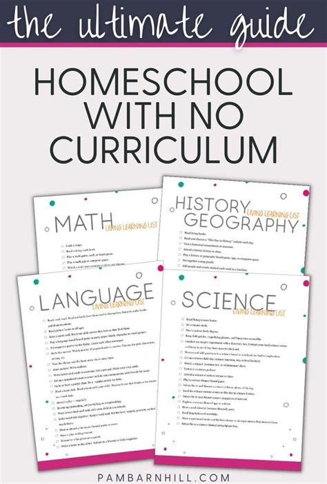 Homeschool checklist – Artofit