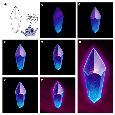 Enchanted Crystal Tutorial by gregor-kari Support... - How to Art