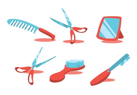 Barber Tools Vector Set 102434 Vector Art at Vecteezy