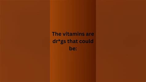 The secret of doors vitamins... - YouTube