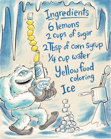 Disney Recipe: Learn How to Make Disney's Abominable Snowman’s Lemon Snow Cones from Monsters ...