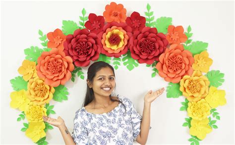 Paper Flower Decoration - Perfect Backdrop for any Event or Room Decor | Mayuri Dhanad | Skillshare