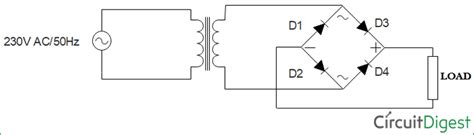 Simple Bridge Rectifier Circuit