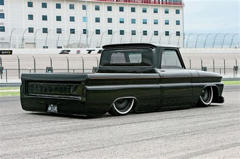 1964-Chevy-C10, Slammed, Black, GM, Bowtie, HD wallpaper | Peakpx