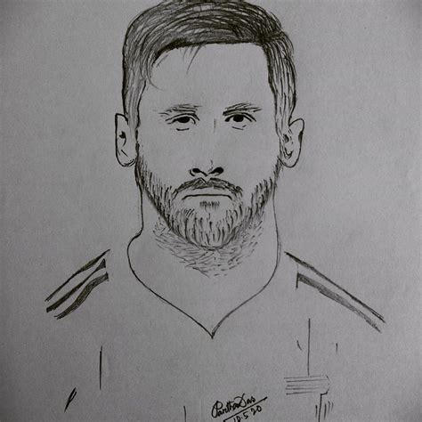 Lionel Messi | Sketches, Pencil sketch, Male sketch