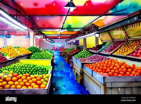 market stall at street food Stock Photo - Alamy