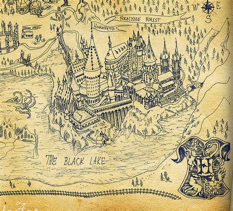 Printable Hogwarts Map