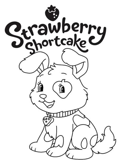 Pupcake from Strawberry Shortcake coloring page - Download, Print or Color Online for Free