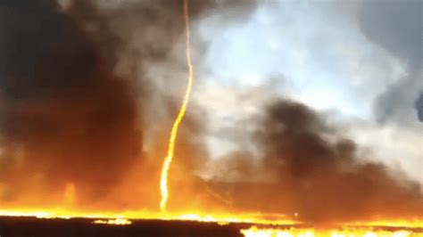 Meteorologist Explains Phenomenon Behind Viral “Firenado” Video ...