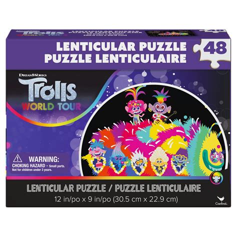 Trolls World Tour 48-Piece Lenticular (3D) Puzzle | Walmart Canada