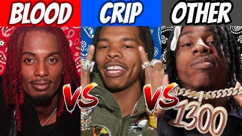 BLOOD vs CRIP vs OTHER GANG RAPPERS! *2022* Acordes - Chordify