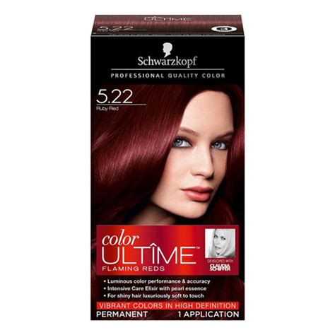 Schwarzkopf Color Ultime Hair Color Cream, 5.22 Ruby Red Tube, 2.03 Oz - myotcstore.com