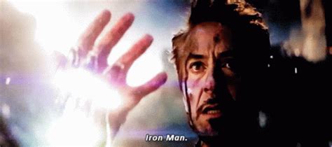 Iron Man Snap GIF - IronMan Snap Avengers - Discover & Share GIFs