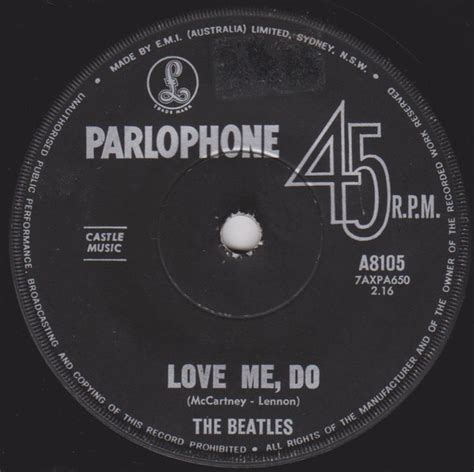 The Beatles – Love Me, Do – Vinyl (7", 45 RPM + 2 more), 1964 [r4487058 ...