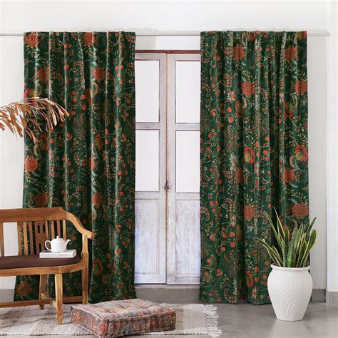 Green Velvet Curtains Luxury Drapes for Living & Bedroom - Etsy