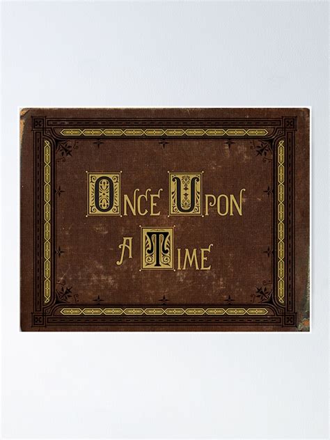 "Once Upon A Time Book" Poster for Sale by ButterfliesT | Redbubble