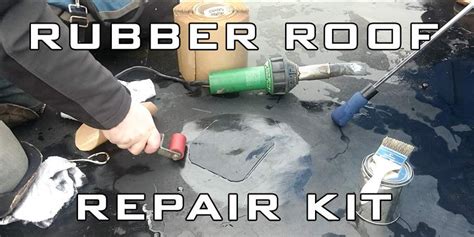 Repair an EPDM Flat Roof Yourself – D.I.Y. EPDM Rubber Roof Repair Kit